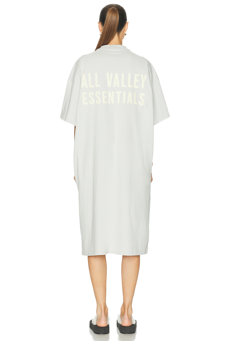 Long Cotton Jersey T-Shirt Dress