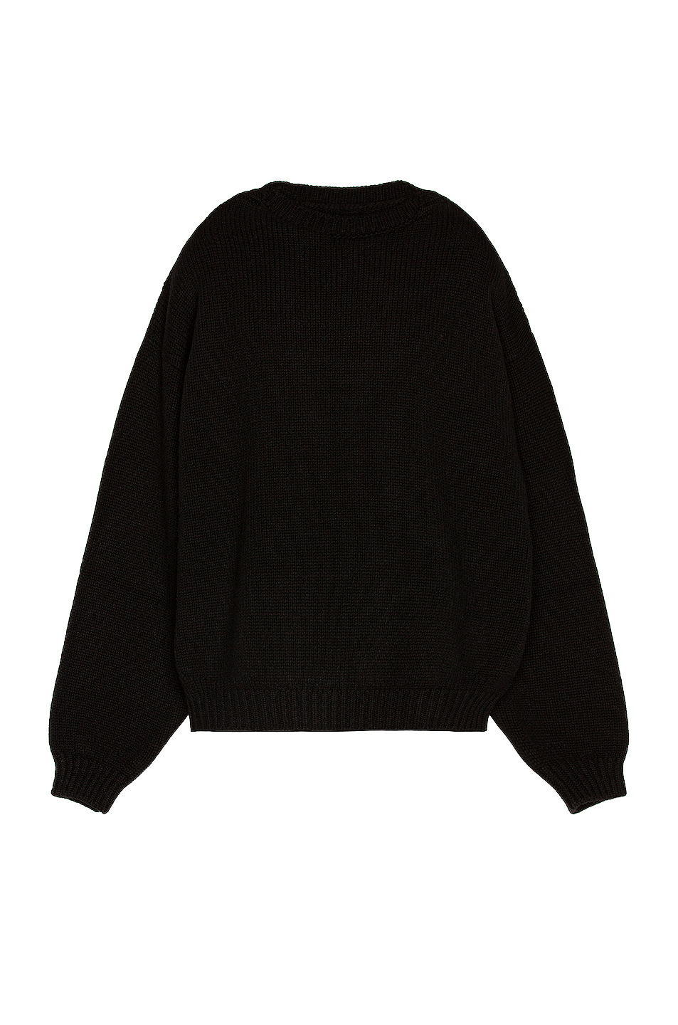 image 1 of fear of god overlapped sweater in black