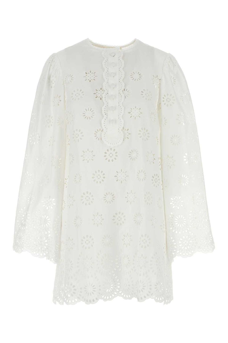 Broderie Anglaise Mini Dress