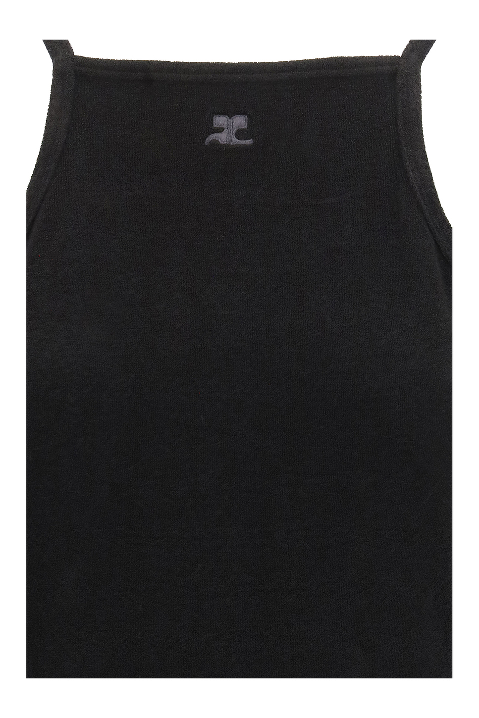 Courreges Logo Viscose Dress