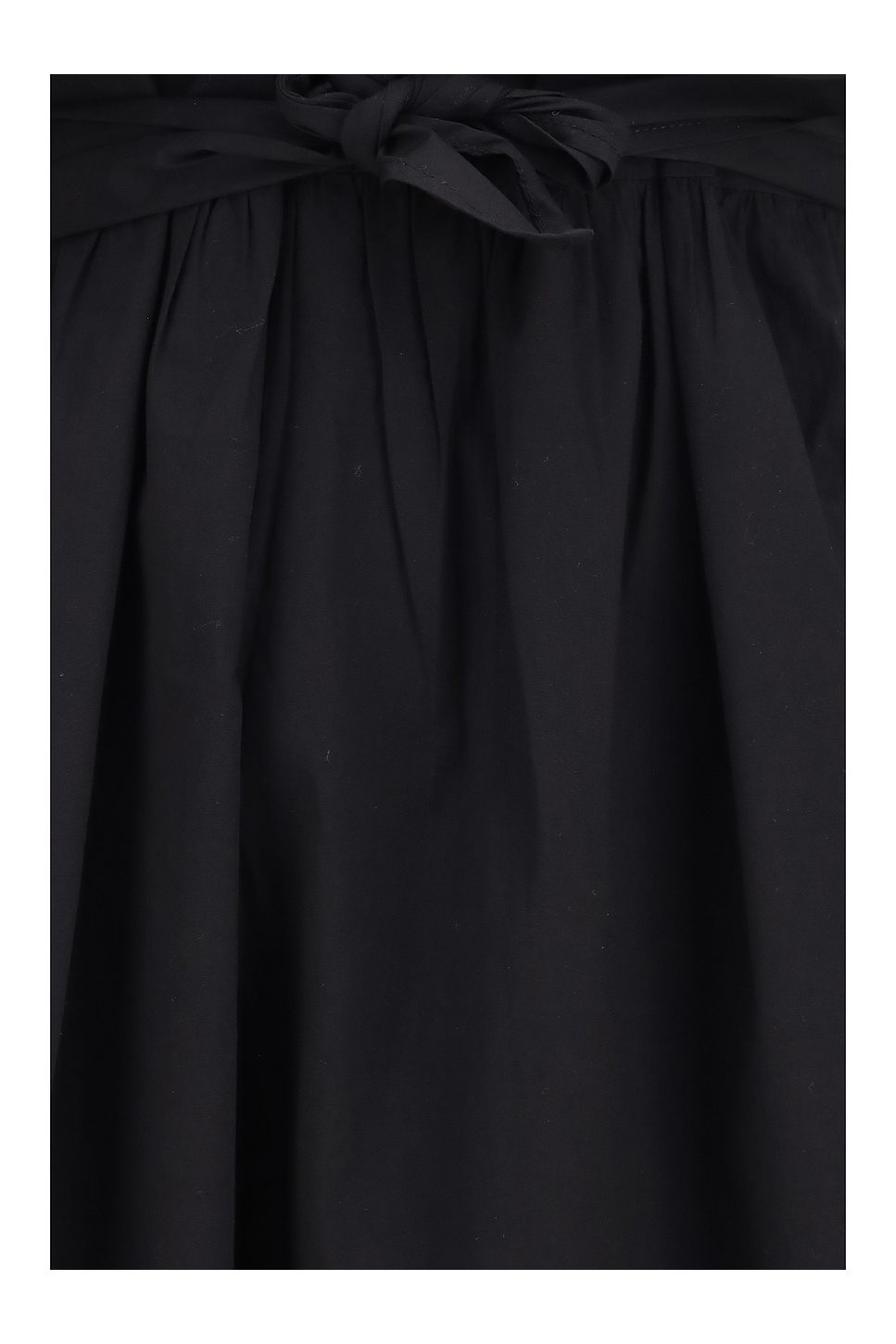 Ganni Bow Puff Shoulder Midi