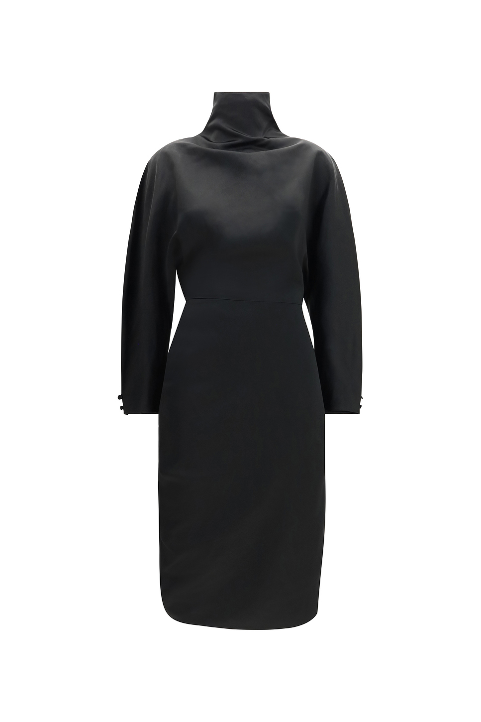 Harlin Ramie Blend Satin Dress