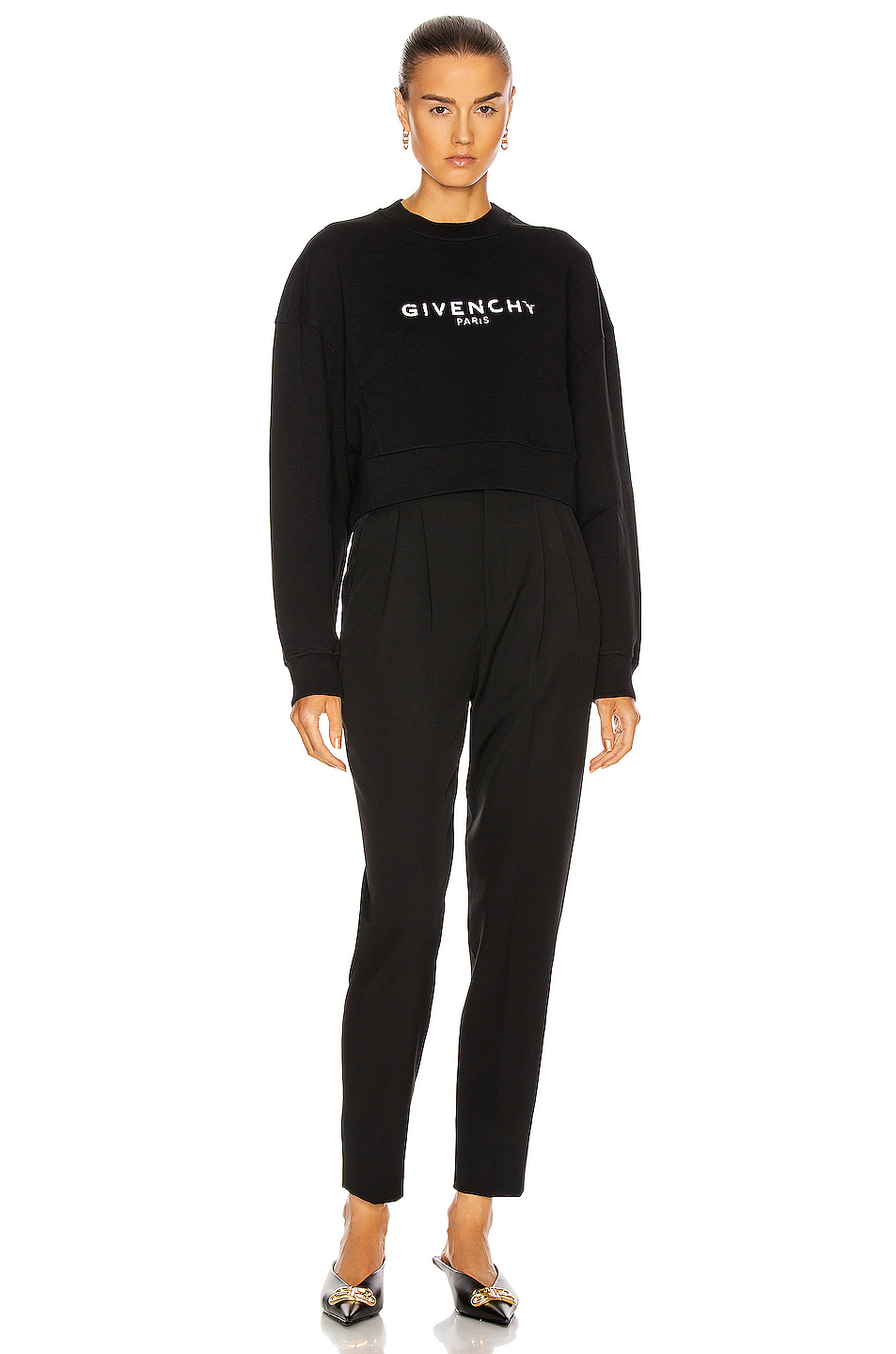 givenchy 宽松毛衣 – black | fwrd