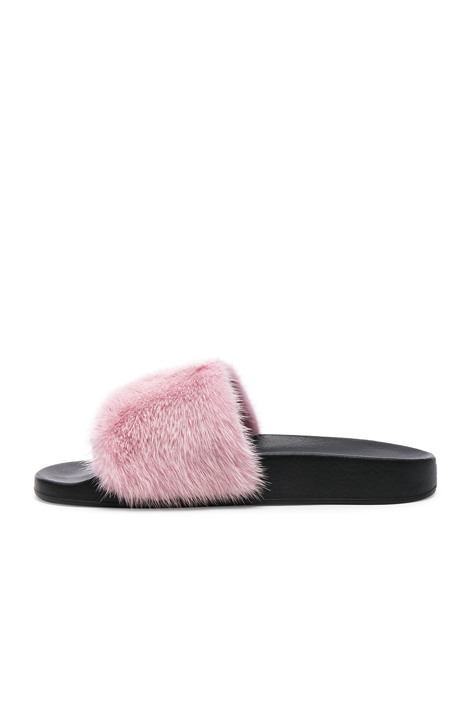 图象5 givenchy mink fur slides – light pink