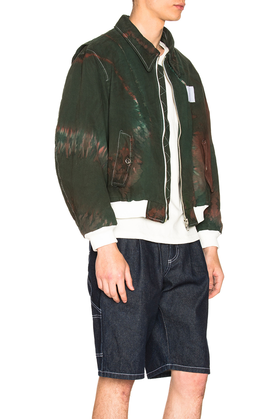gosha rubchinskiy tie dye bomber jacket – 扎染 | fwrd