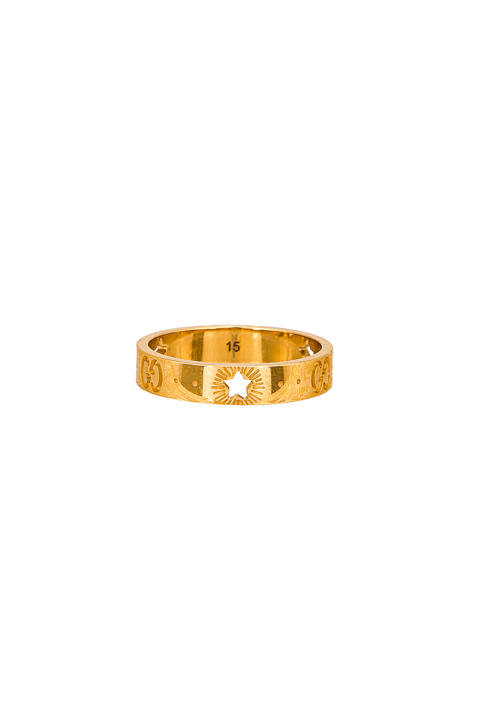 image 1 of gucci icon star ring in yellow gold