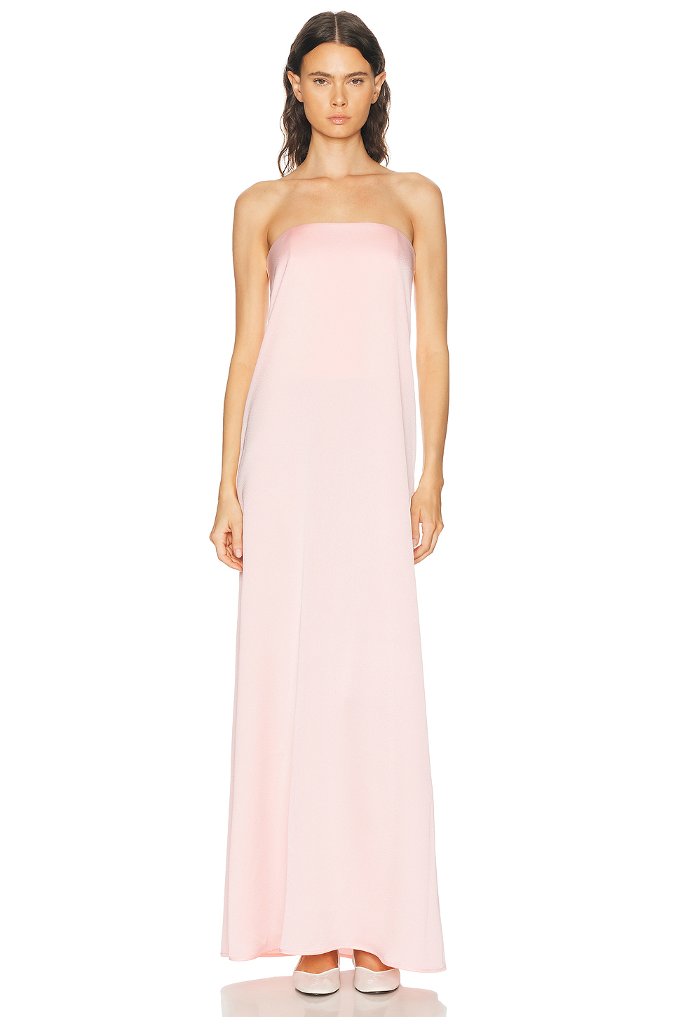 Cindy Corset Boned Crepe Maxi