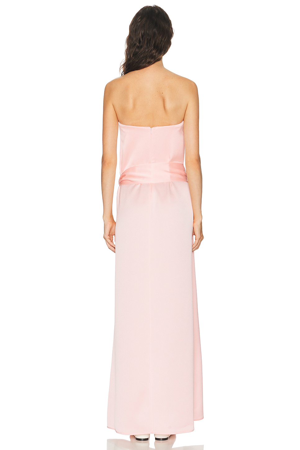 Cindy Corset Boned Crepe Maxi