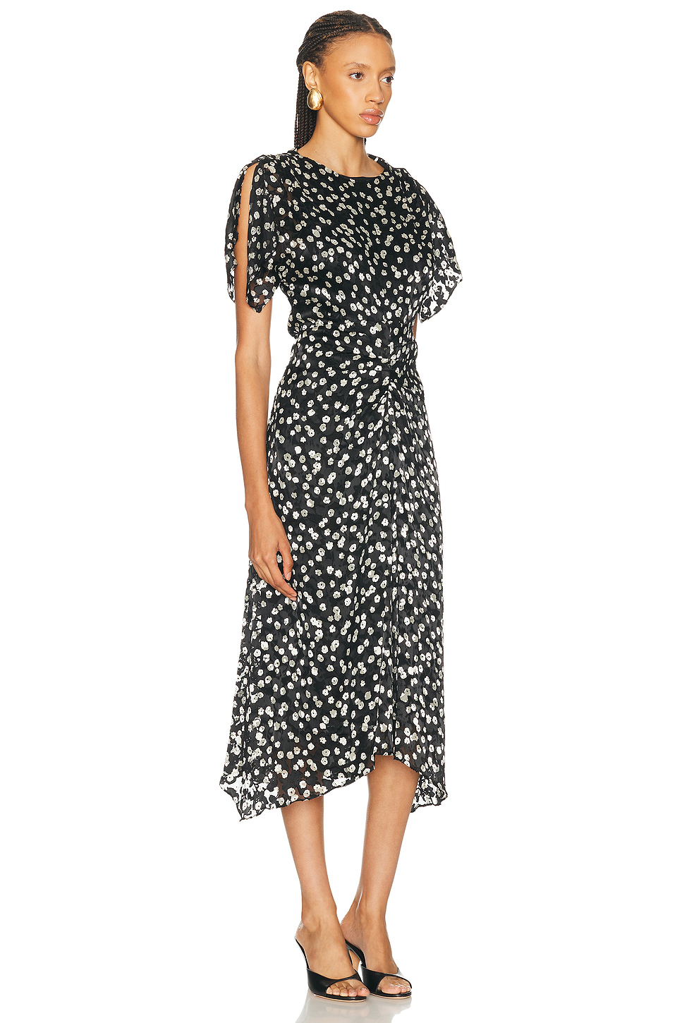 Viscose Silk Midi with Silk Lining