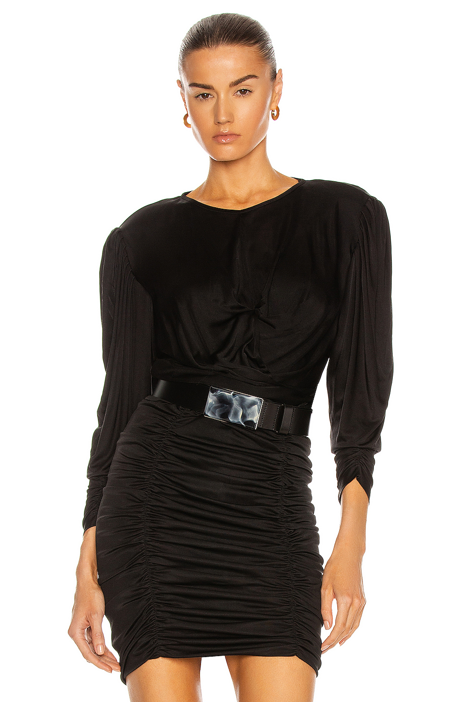 image 1 of isabel marant diwaden top in black