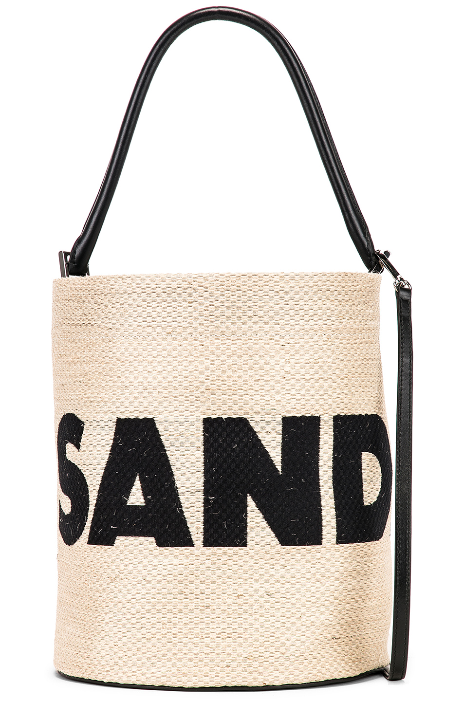 image 1 of jil sander logo drawstring bag in natural