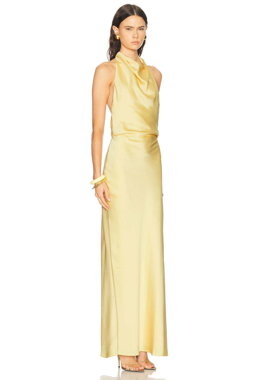 Reannon Halter Satin Gown