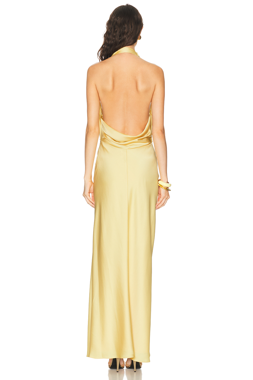 Reannon Halter Satin Gown