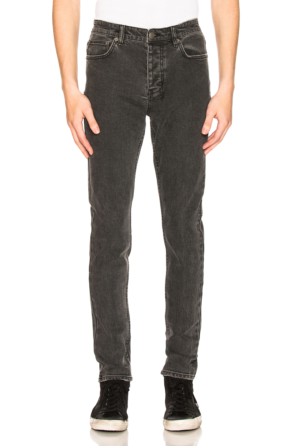 chitch pure black blazed 牛仔裤