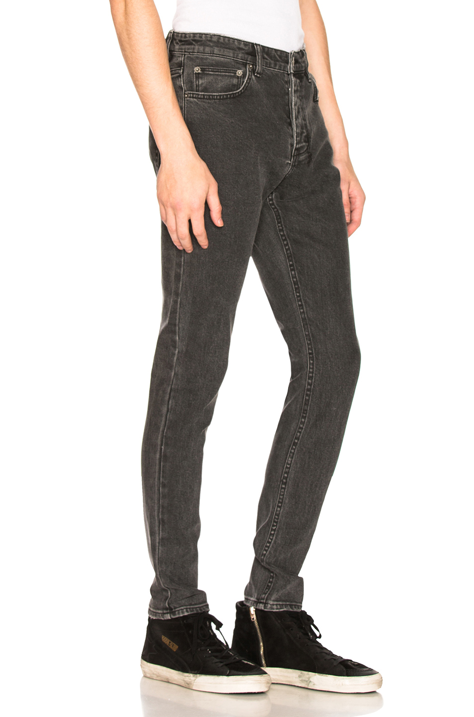 chitch pure black blazed 牛仔裤