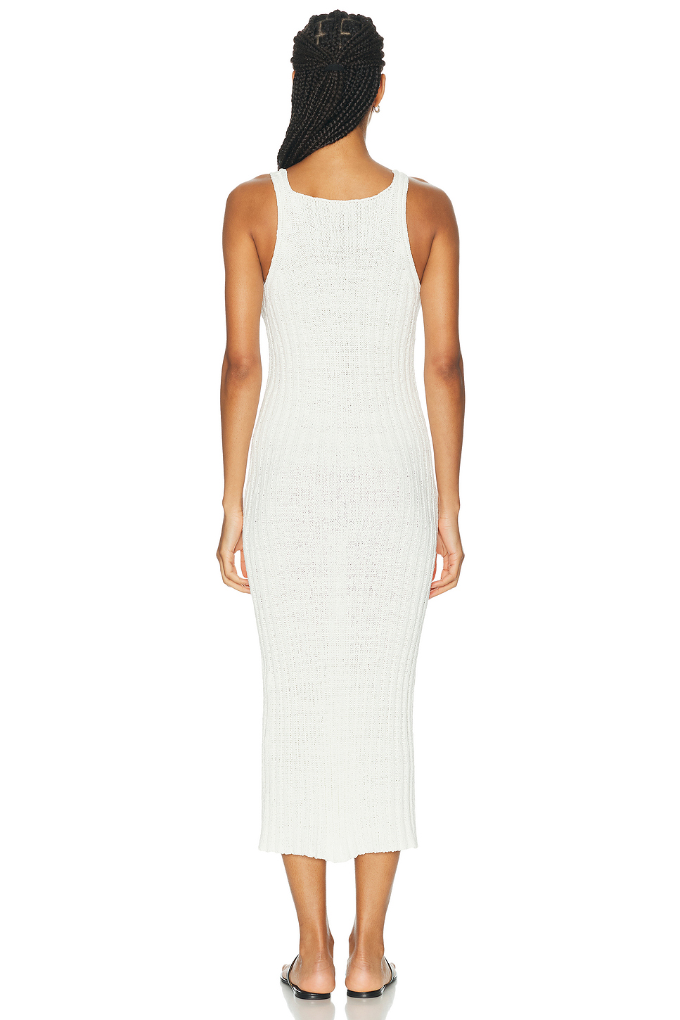 Val Column Dress in Heavyweight Cotton Blend Knit