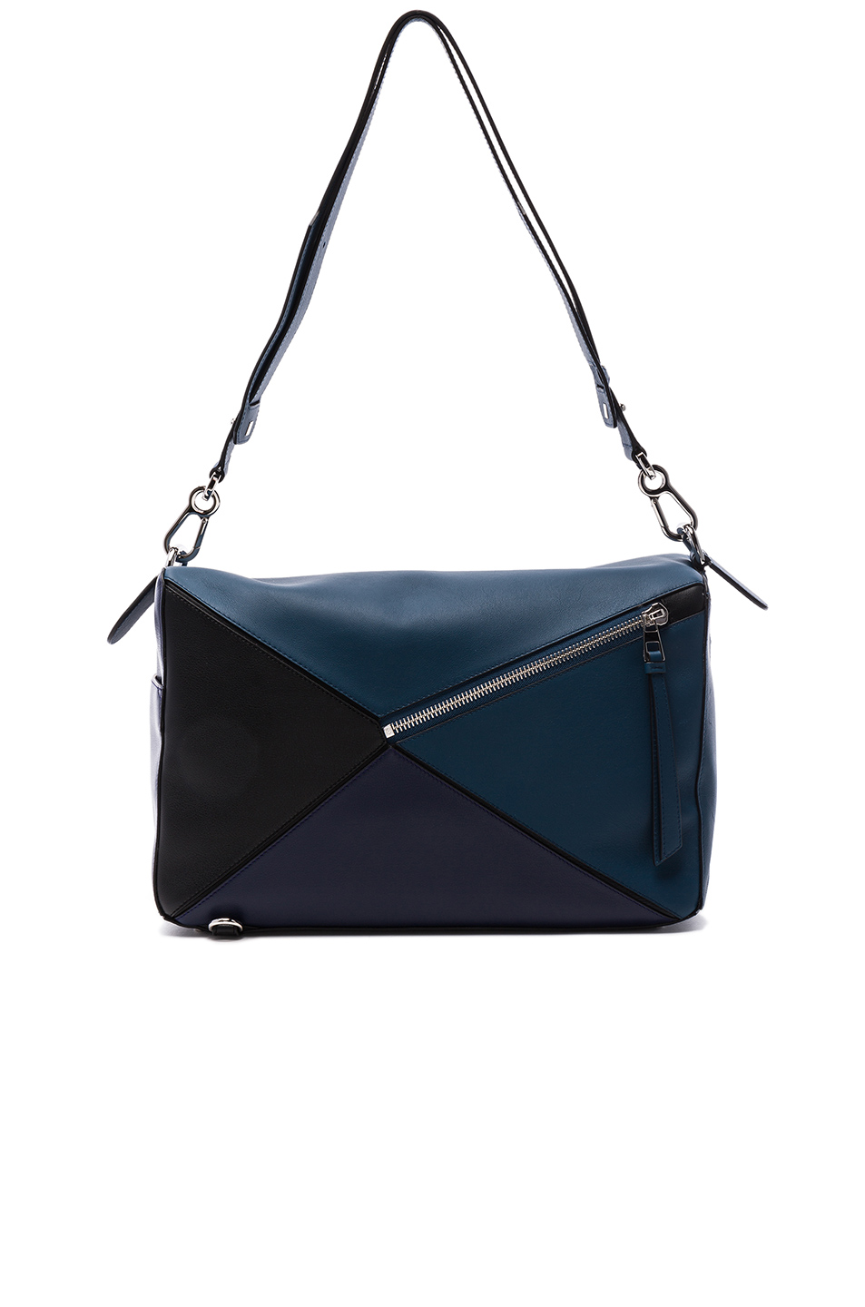 图象2 loewe xl puzzle bag – indigo, marine & black