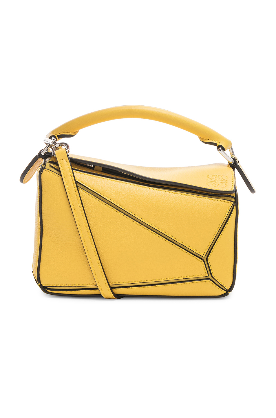 image 1 of loewe puzzle mini bag in yellow