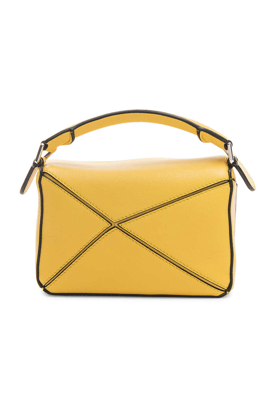 image 3 of loewe puzzle mini bag in yellow