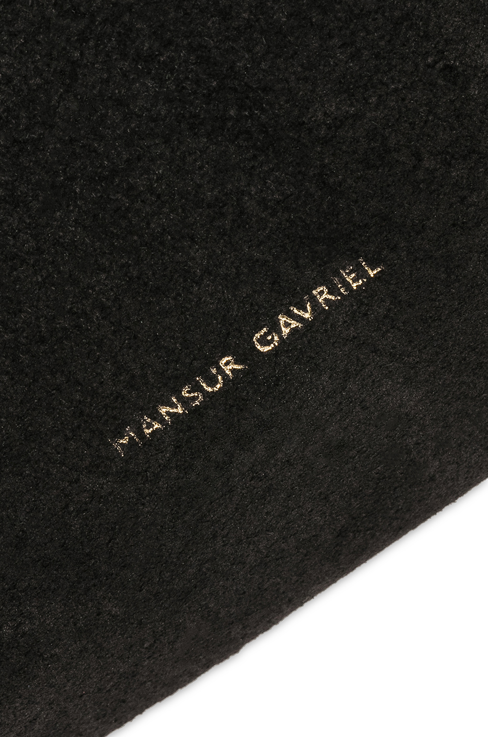 image 6 of mansur gavriel mini backpack in black suede