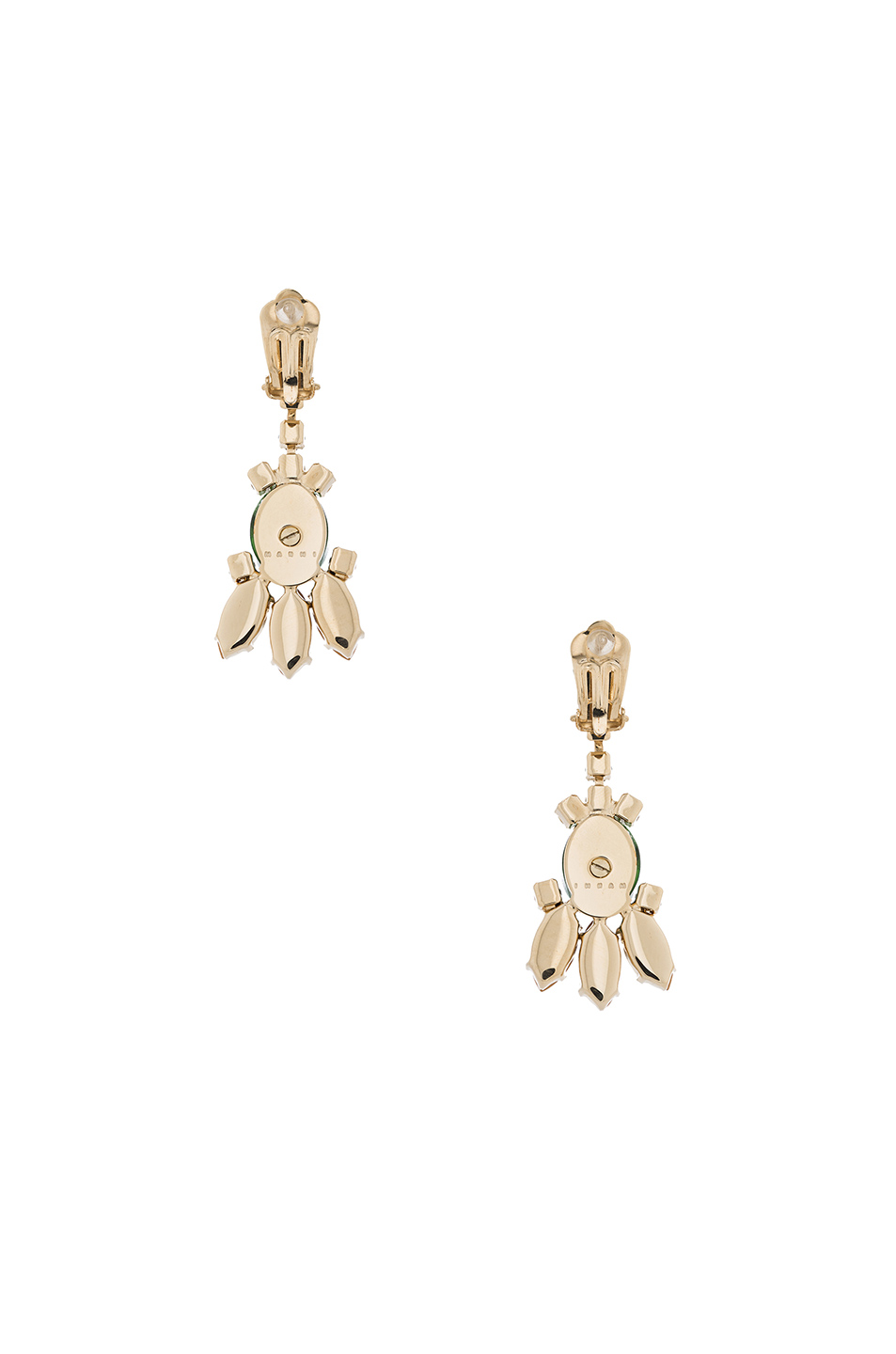 marni 假宝石耳环 – 翠玉色 | fwrd