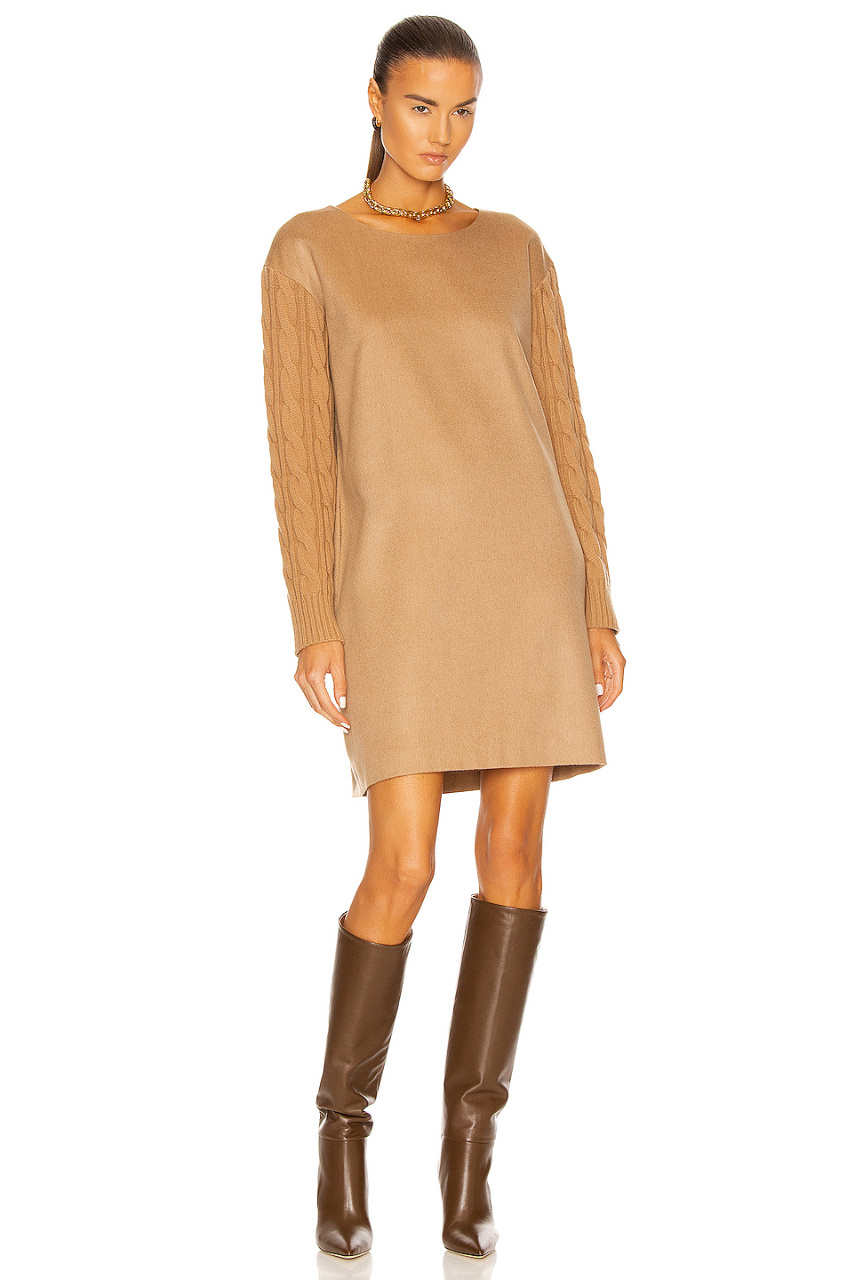 max mara vignola 裙子 – camel | fwrd