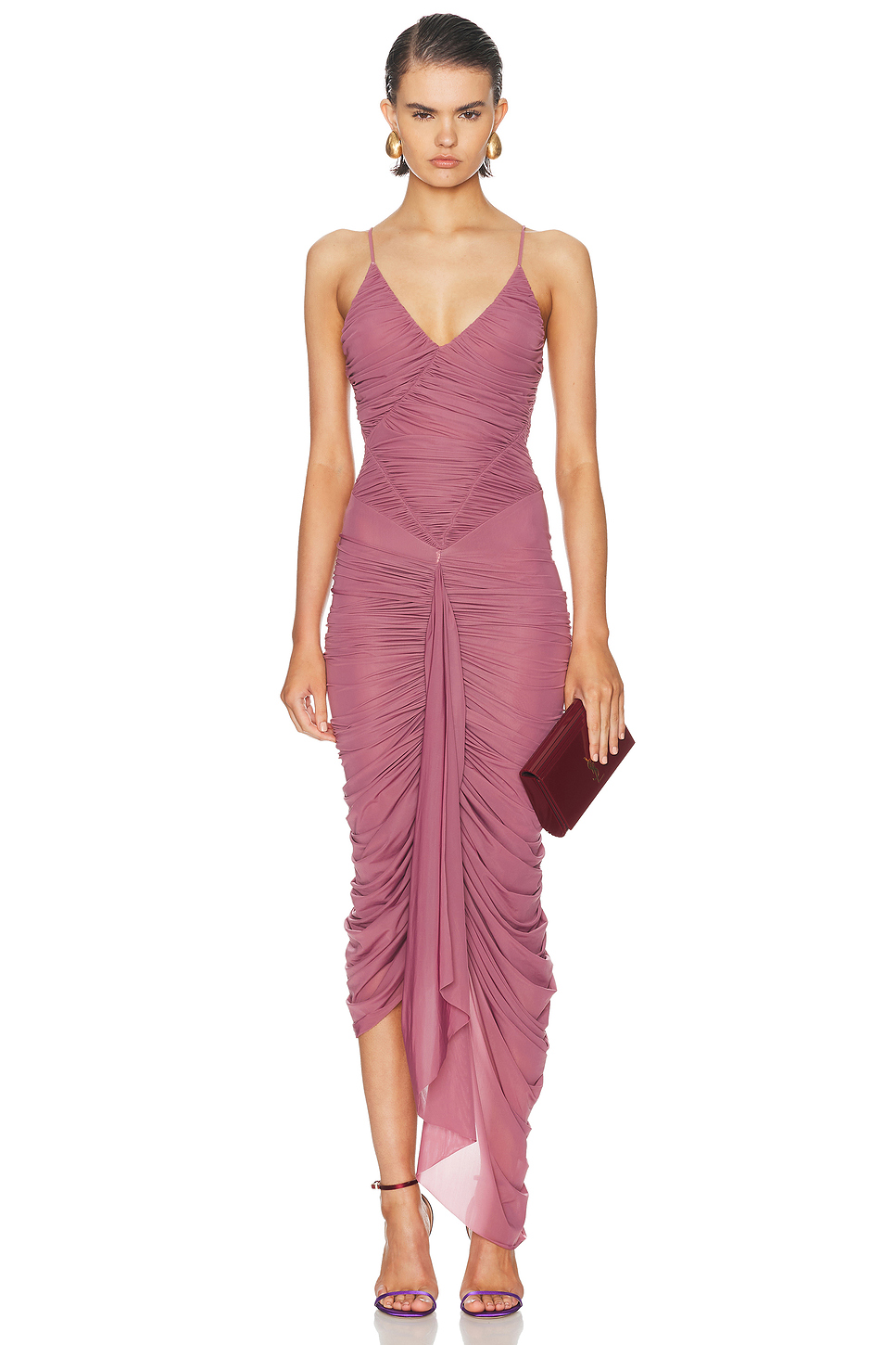 Mater Asymmetrical Ruffle Maxi