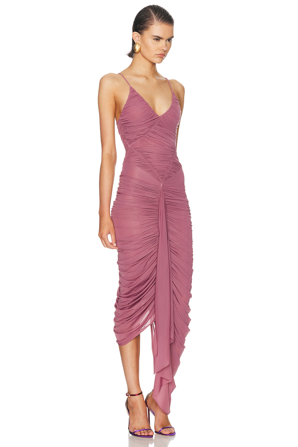 Mater Asymmetrical Ruffle Maxi