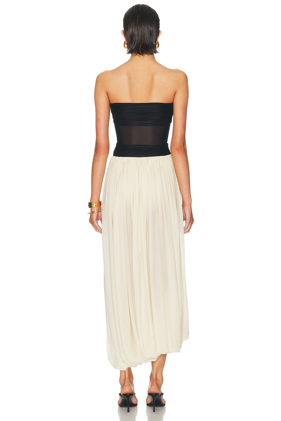 Lux Ruffle Knit Maxi Dress