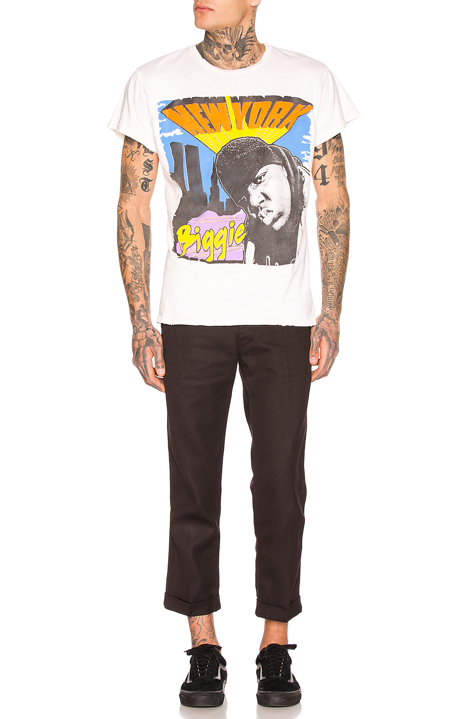 image 5 of madeworn biggie new york tee in off white