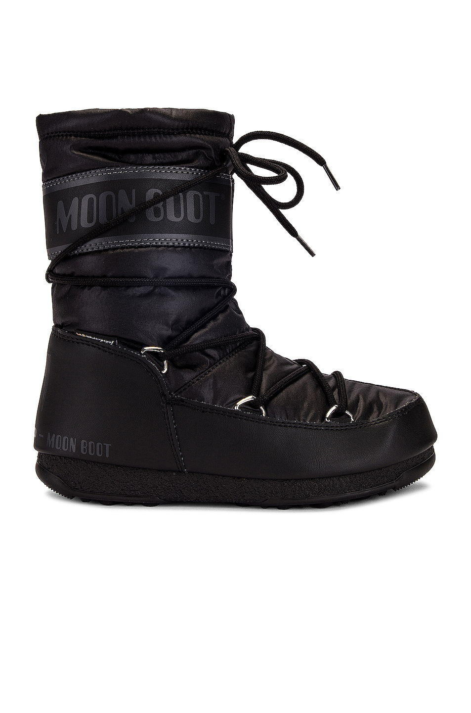 image 1 of moon boot mid nylon boot in black