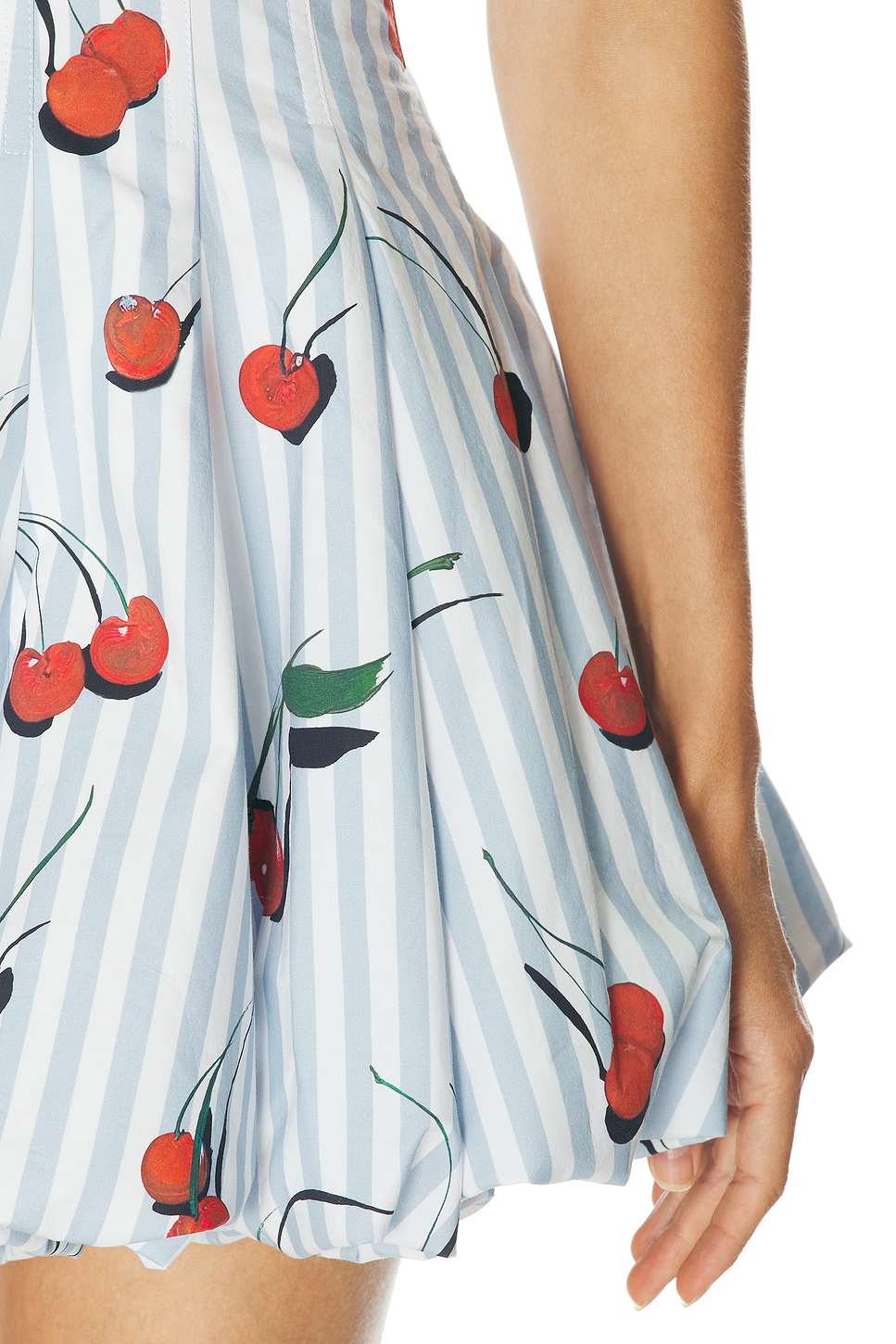 Heavyweight Cotton Poplin Bubble Mini Dress