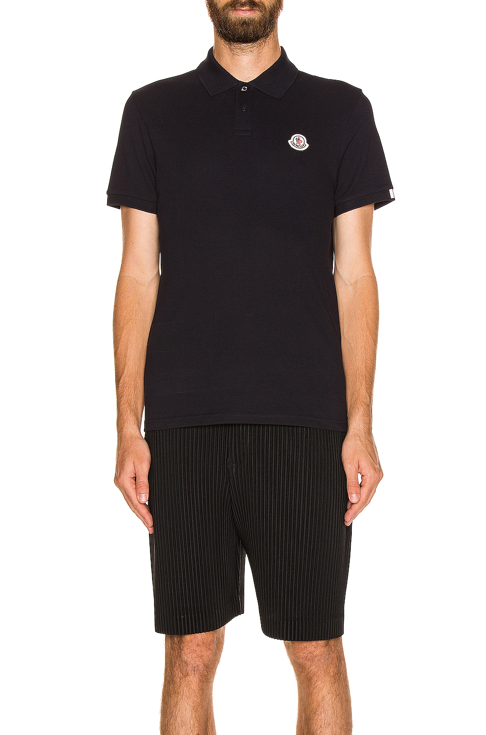 moncler polo 衫– 藏青色 | fwrd