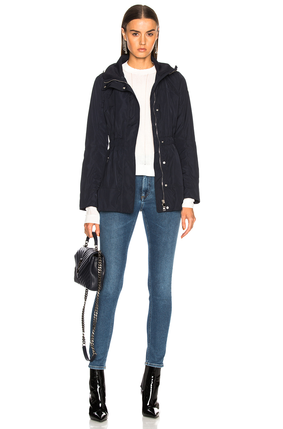 moncler disthene jacket – 藏青色 | fwrd