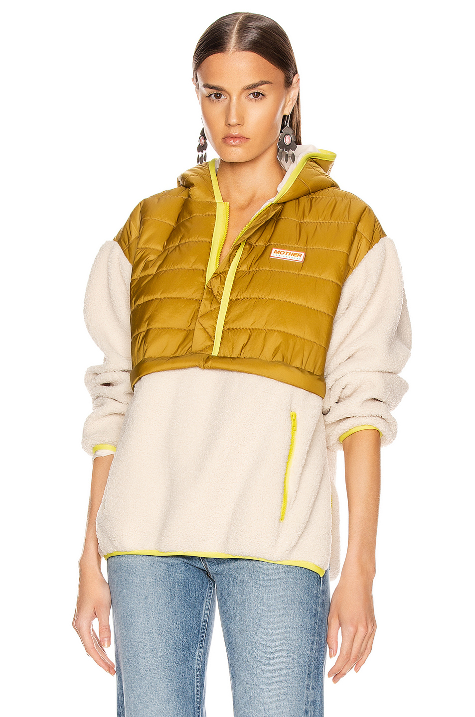 sher-puff 拉链套衫