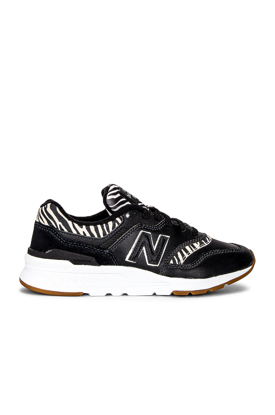 image 1 of new balance 997 sneakers in black