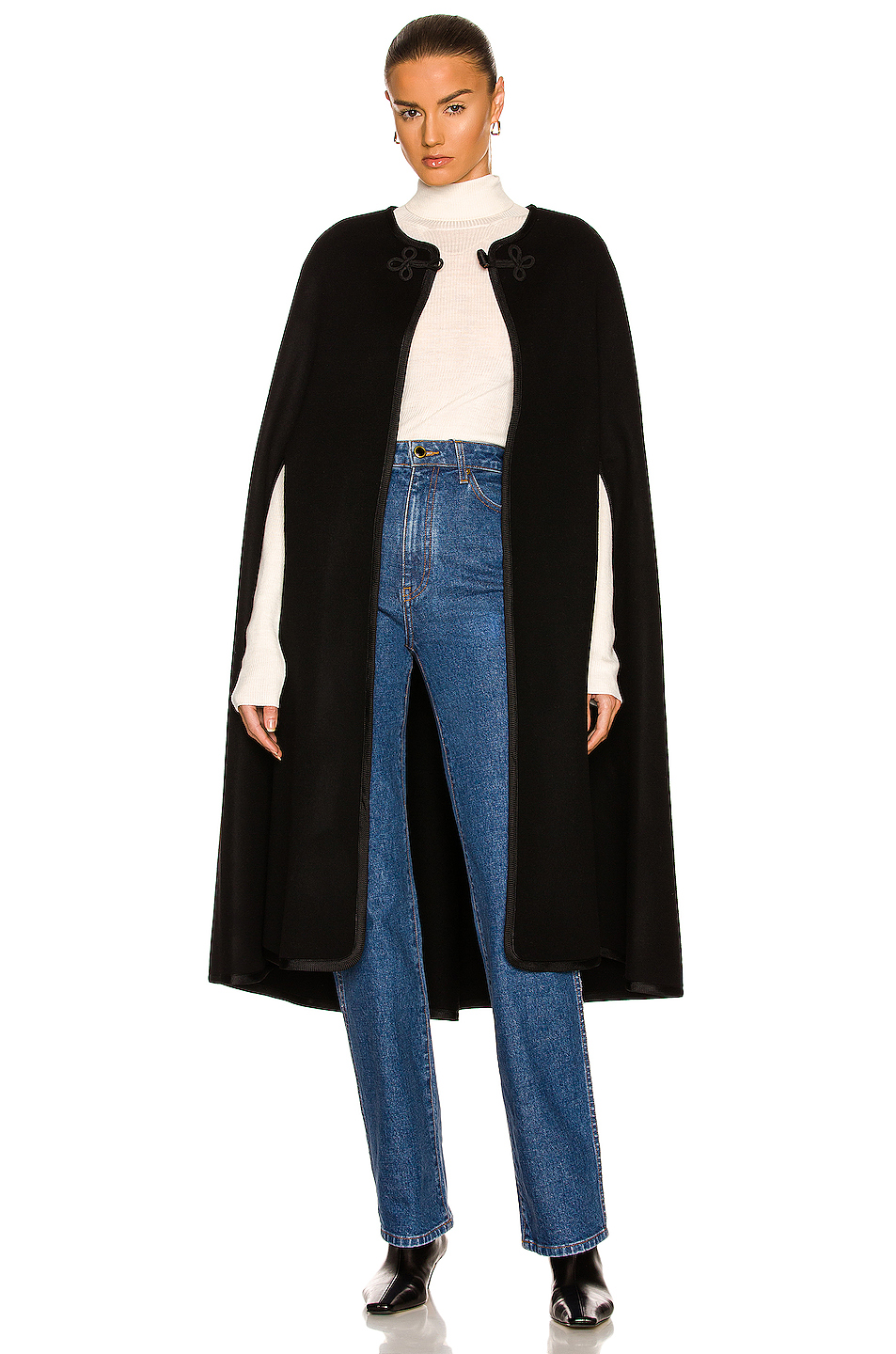 image 2 of nili lotan brigitte cape in black