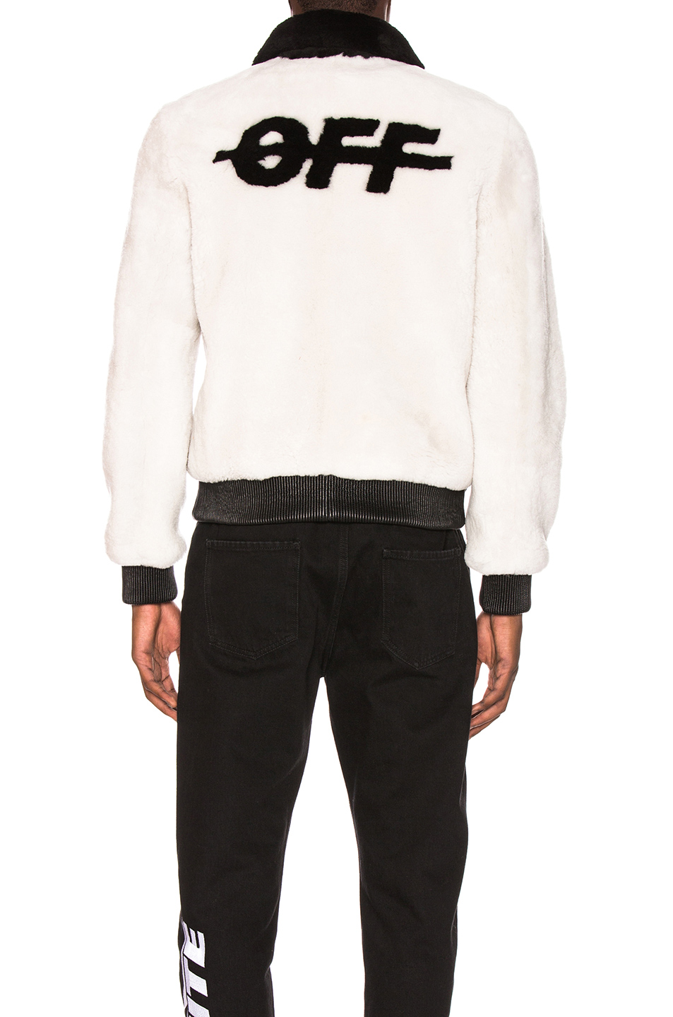 lamb shearling bomber