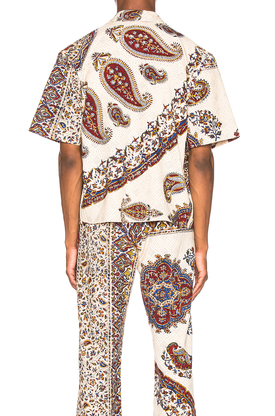 image 5 of paria farzaneh iranian print zip shirt in multi