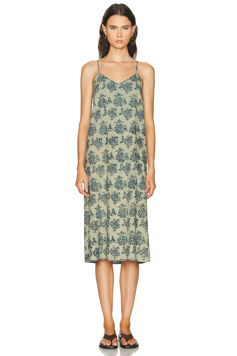 Reversible Cotton Slip Dress