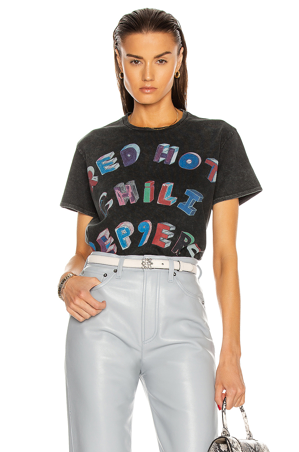 red hot chili peppers flea art t恤