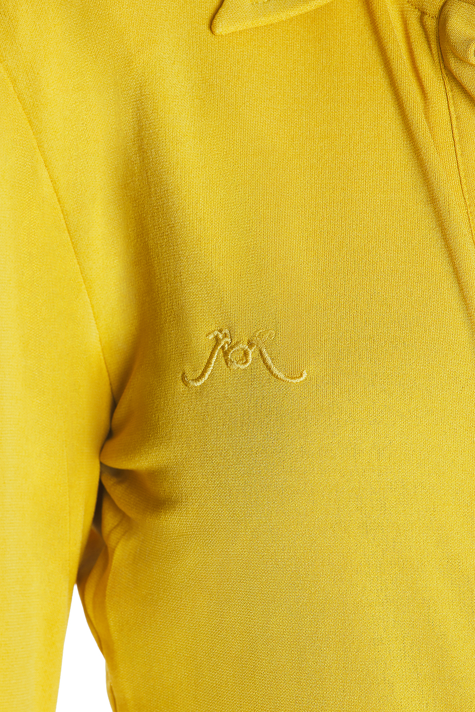 Long Sleeve Jersey Polo Dress with Thumb Holes
