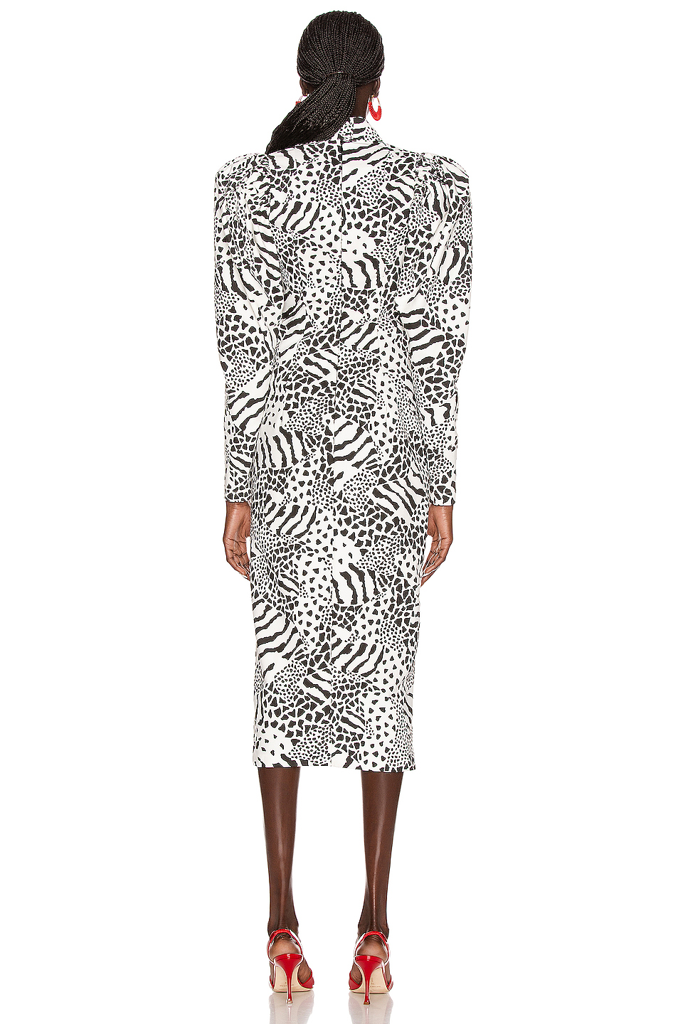 image 4 of rotate theresa dress in snow white