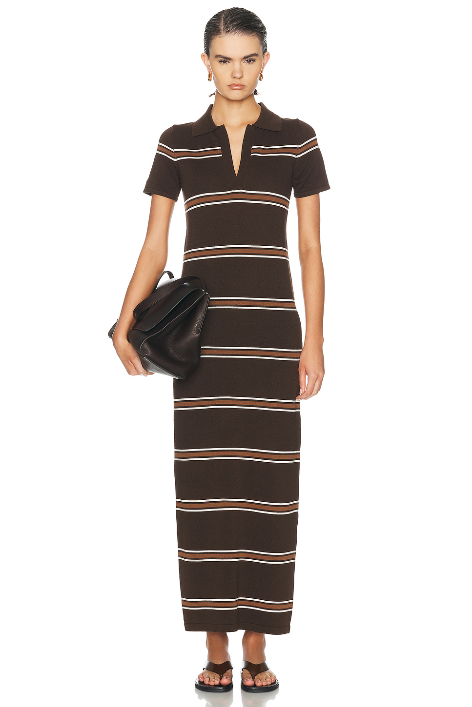 Samm Stripe Knit Shirt Maxi