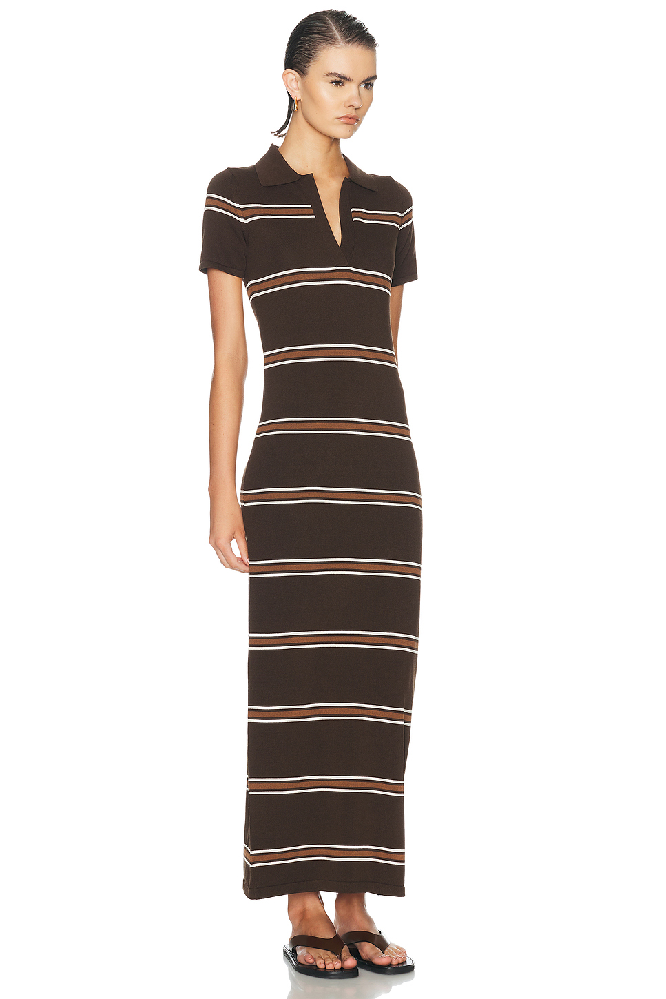 Samm Stripe Knit Shirt Maxi