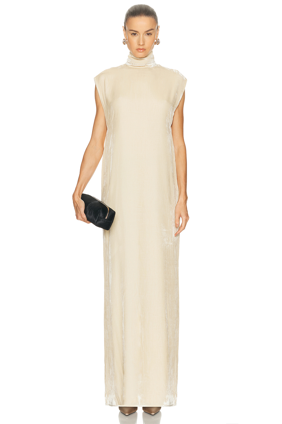 Lily Silk Viscose Velvet Maxi