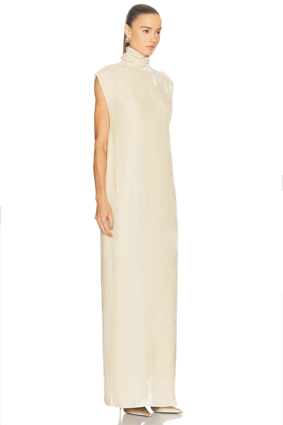 Lily Silk Viscose Velvet Maxi
