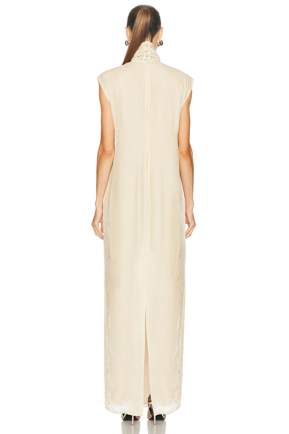 Lily Silk Viscose Velvet Maxi