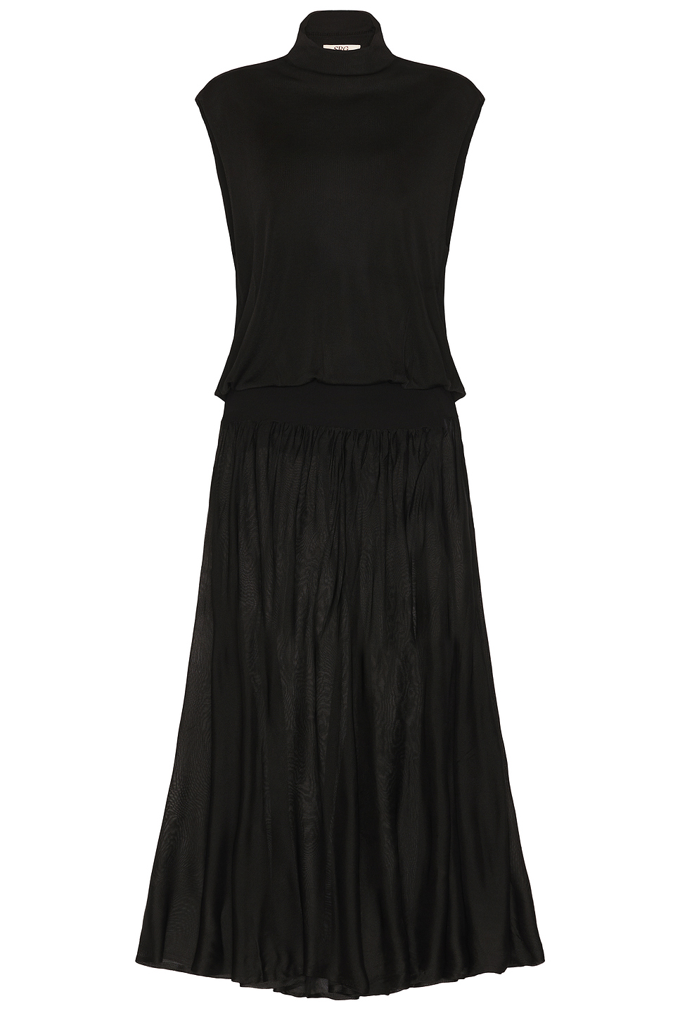 Charmain Blouson Viscose Maxi Dress