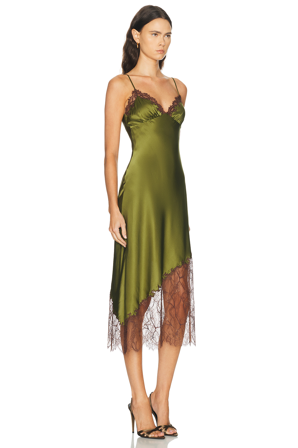 Lara Silk Satin Slip Dress with Adjustable Straps